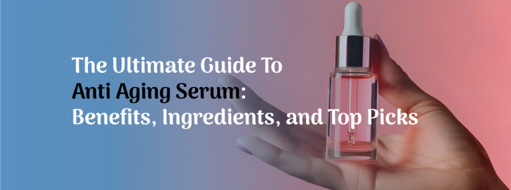 Ingredients used in anti-aging serums like hyaluronic acid and vitamin C.