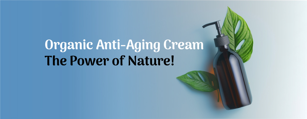 Organic Anti Aging Cream. Natural Ingredient