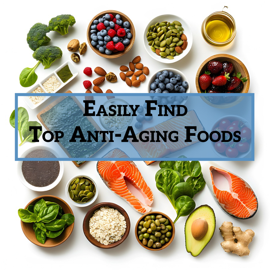 Easily Find Top Anti-Aging Foods